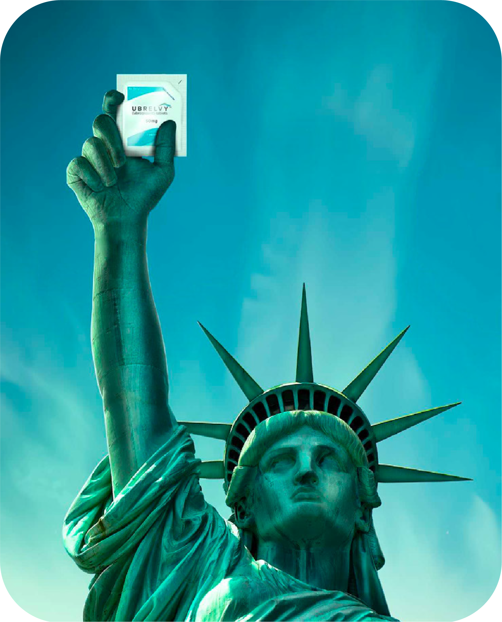 Ubrelvy Statue of Liberty visual