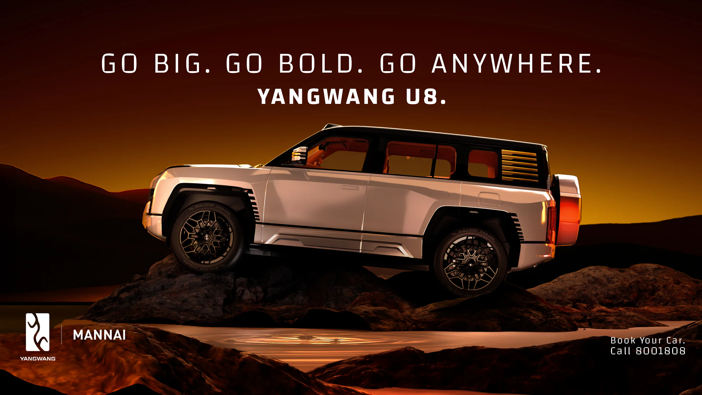 YangWang U8 launch campaign visual 2