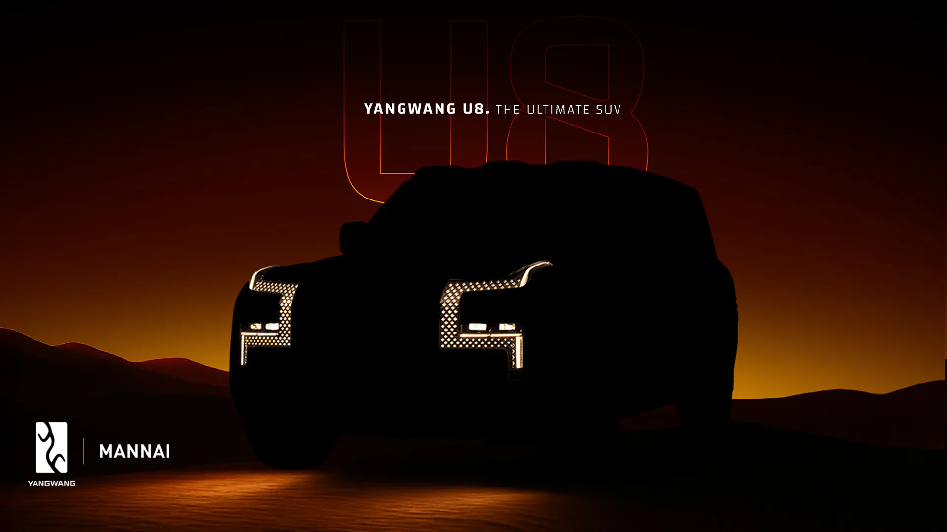 YangWang U8 launch campaign hero visual