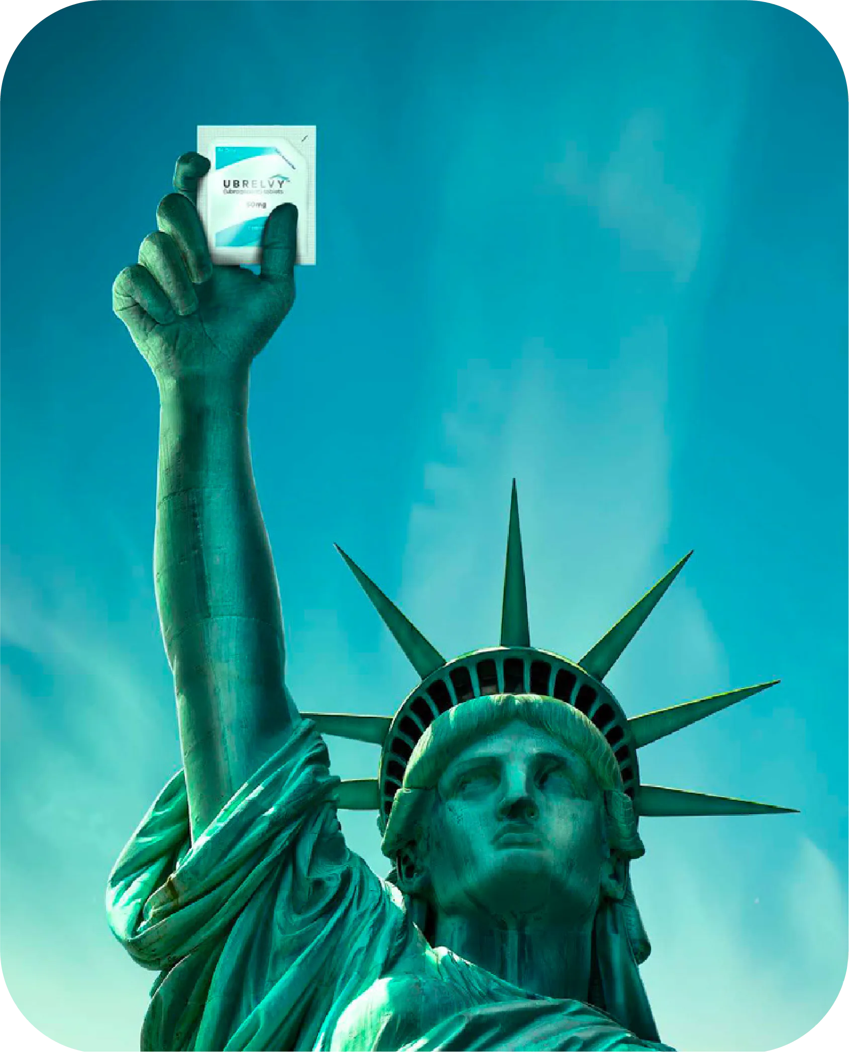 Ubrelvy Statue of Liberty visual